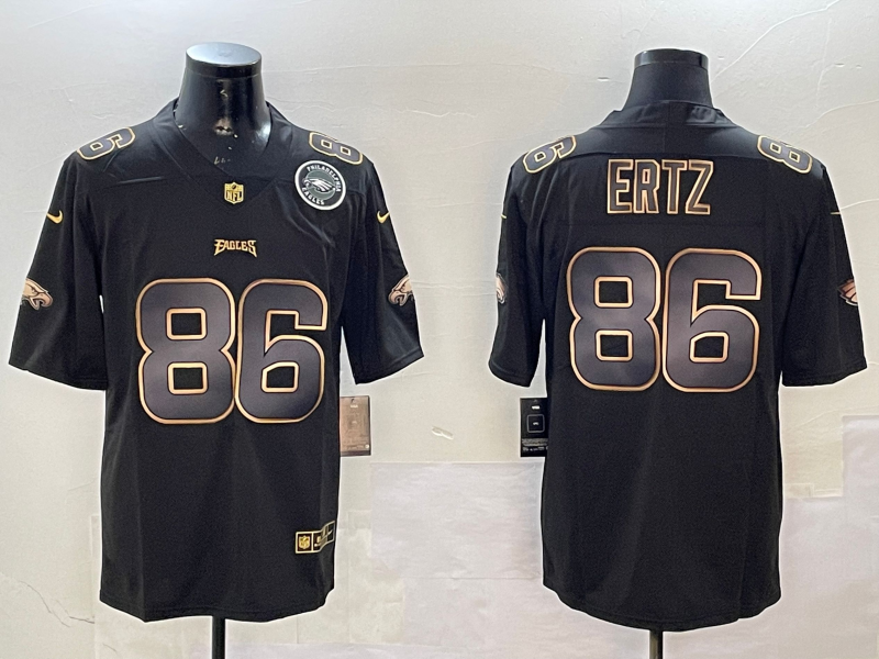 Men Philadelphia Eagles #86 Ertz black 2025 Nike NFL jersey style 005->philadelphia eagles->NFL Jersey